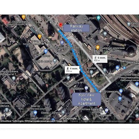 View Smart Apartment Kvartet Railway Station 4D Kiev Exterior foto